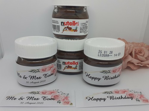 Mini nutella personalised - nutella,