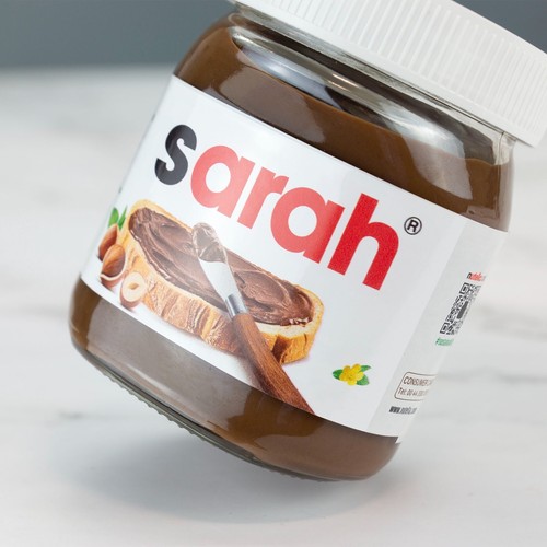 Personalised nutella chocolate - nutella,
