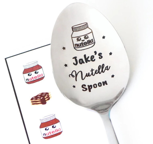 Personalised nutella spoon - personalised,