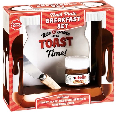 Nutella toast plate breakfast - toast,