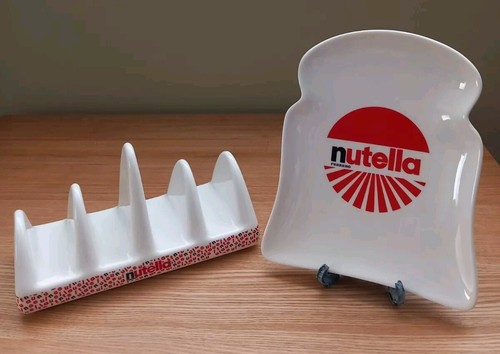 Nutella plate toast rack set - &,