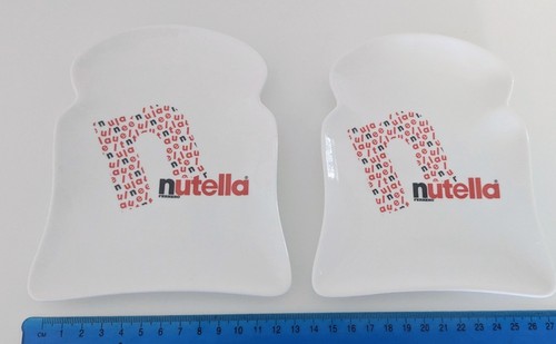 Nutella pair bread - of,