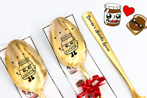 Personalised nutella spoon - personalised,