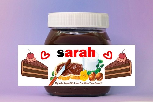 Personalised spoof nutella - personalised,