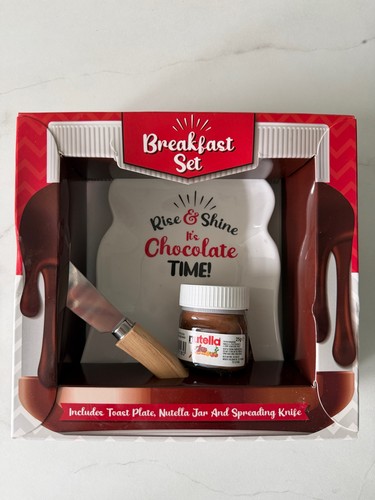 Nutella breakfast set with - breakfast,