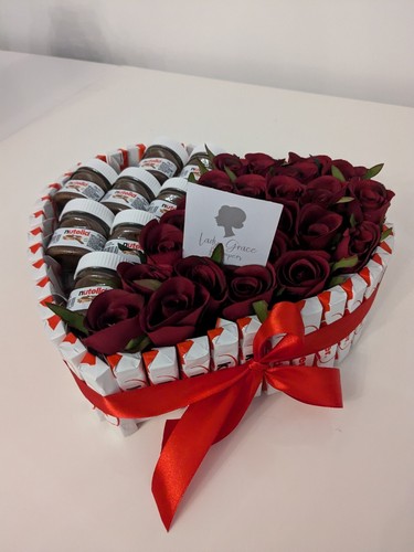 Chocolate kinder nutella heart - chocolate,