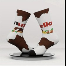 Nutella themed novelty socks