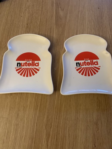 Nutella pair bread toast - pair, of