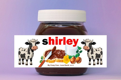 Personalised spoof nutella - personalised,