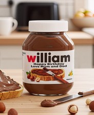 Personalised NUTELLA Bottle