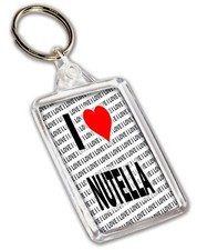 I Love Nutella Keyring - Gift