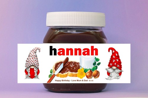 Personalised spoof nutella - personalised,